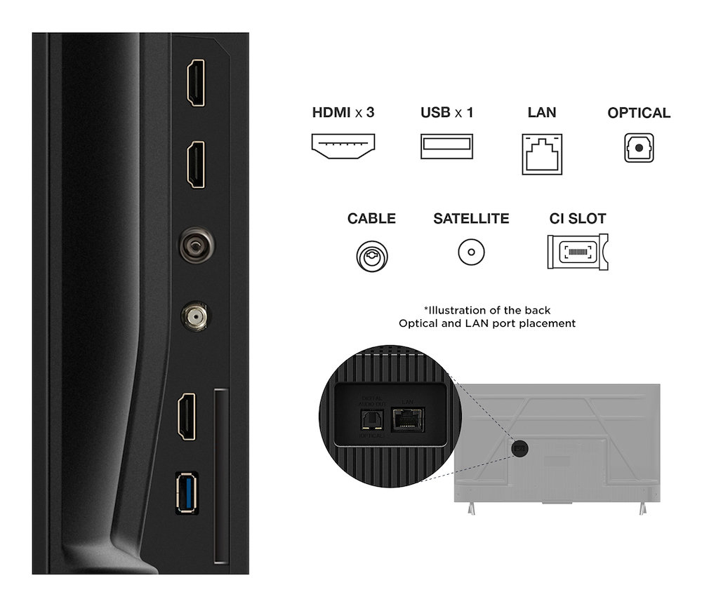 TCL 43P69K - Smart TV 4K Ultra HD 43 Zoll