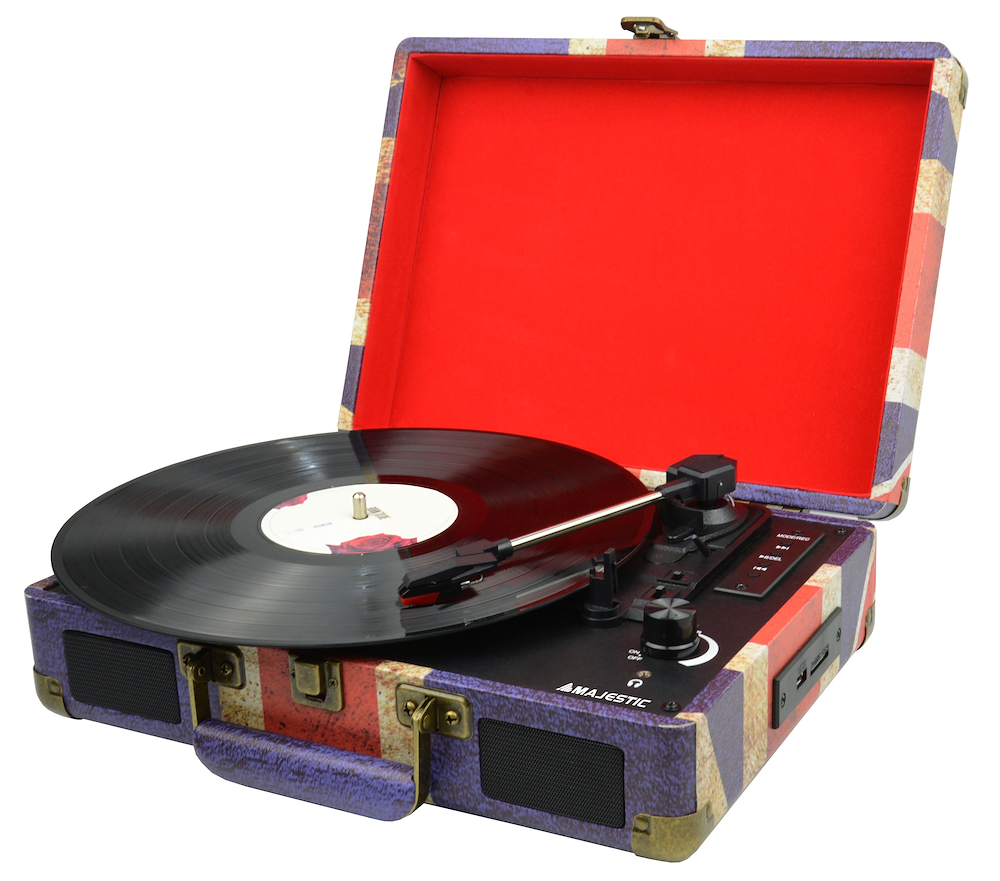 MAJESTIC TT43BTUSBSDAXUK - Majestic Vintage Bluetooth Plattenspieler