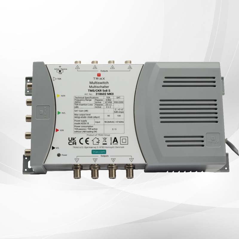 TRIAX TMS/CKR 5x8 S - TMS/CKR 5x8 S Multischalter