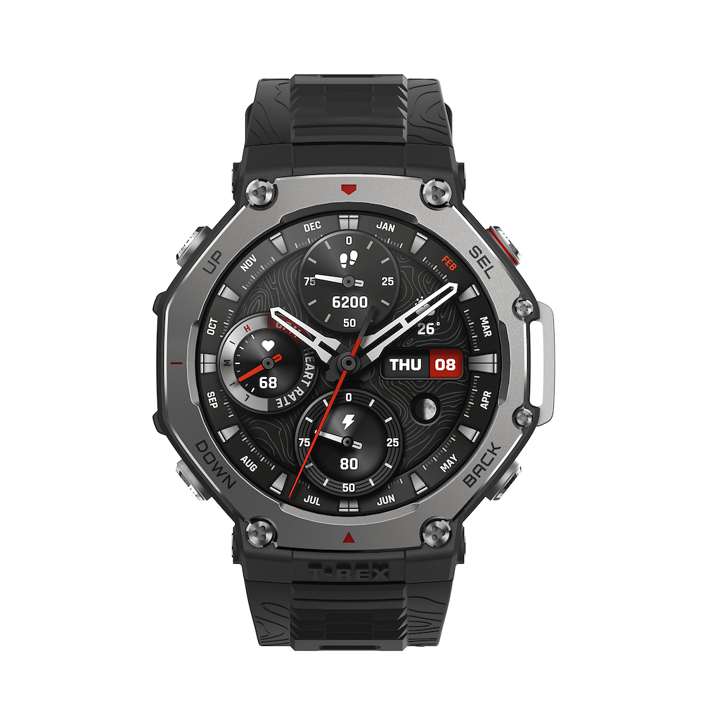 AMAZFIT TREX3ONYXBLACK - Amazfit Smartwatch mit AMOLED 1,5"