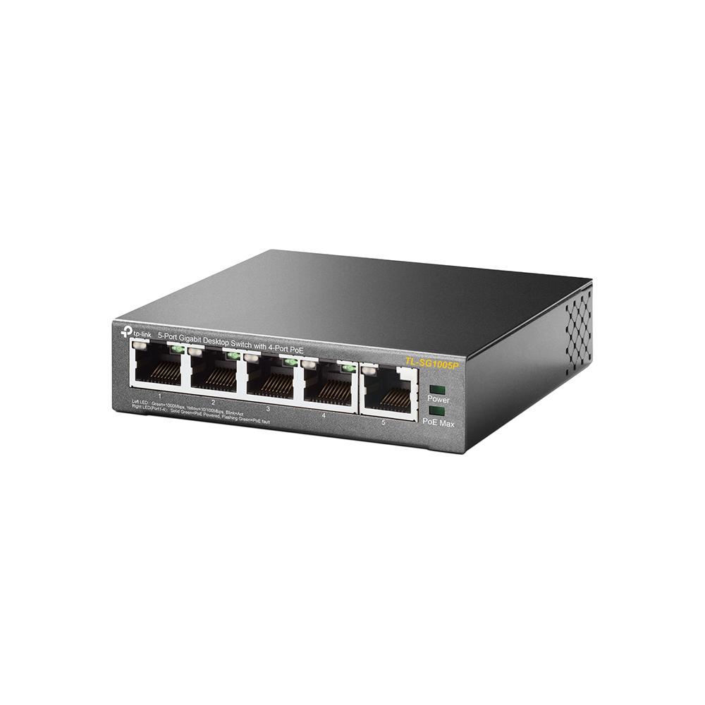 TP-LINK TLSG1005P - 5-Port Gigabit Switch Desktop
