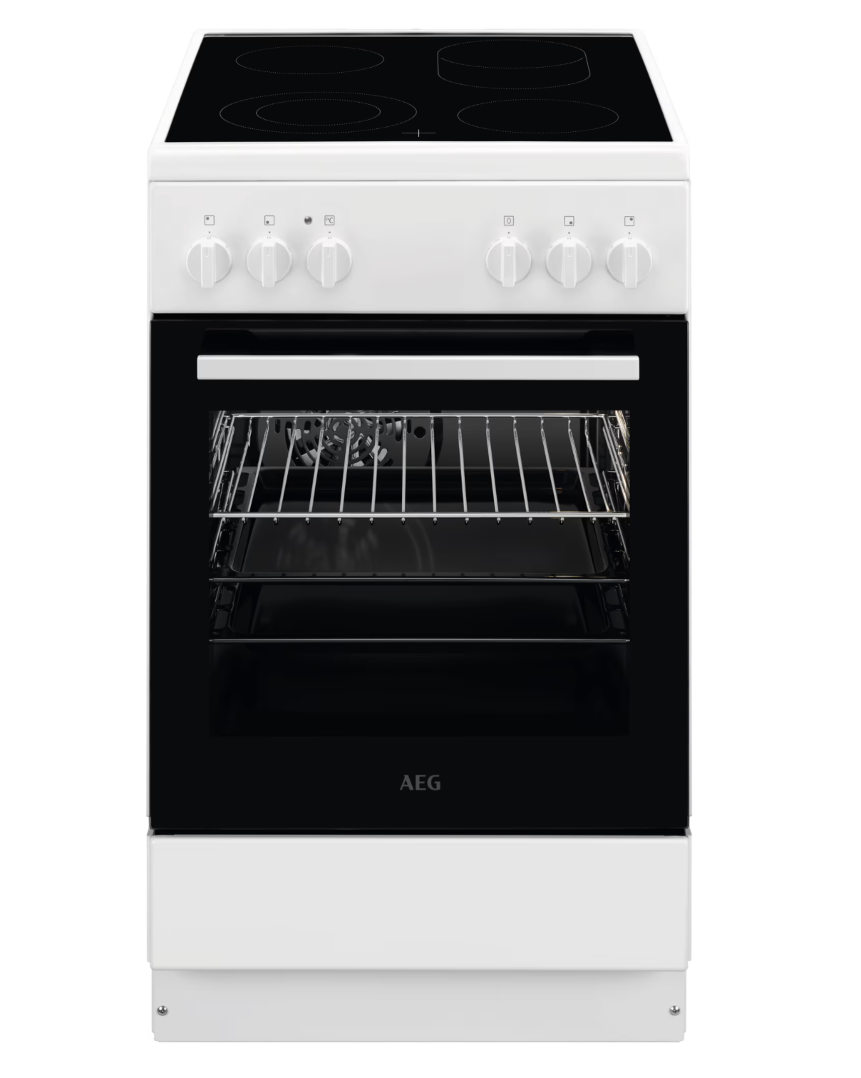 AEG 943005675 - Standherd Glaskeramik 50 cm Weiss