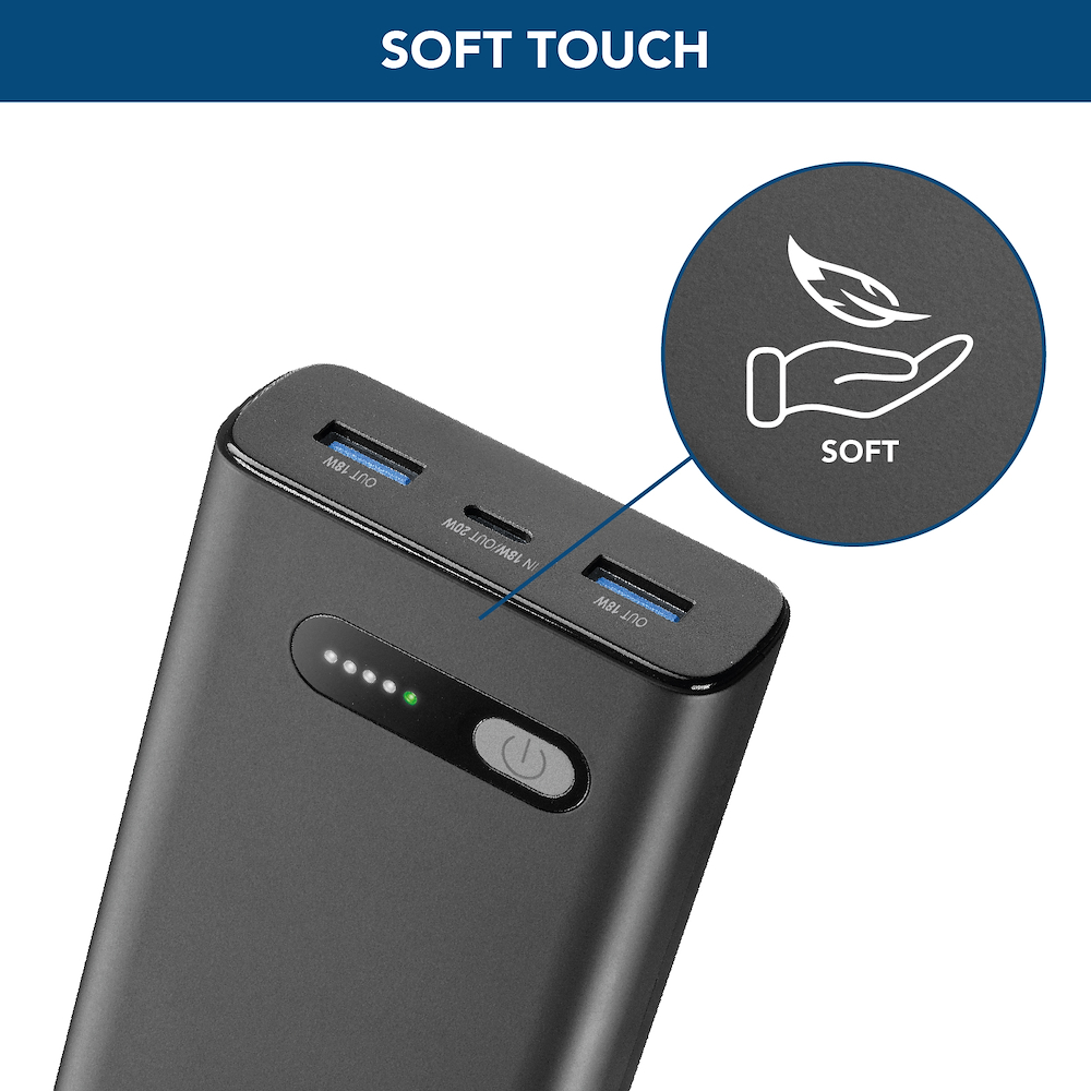 CELLULAR LINE PBFAST01PD20000K - Power Bank Fast PD 20000mAh Schwarz