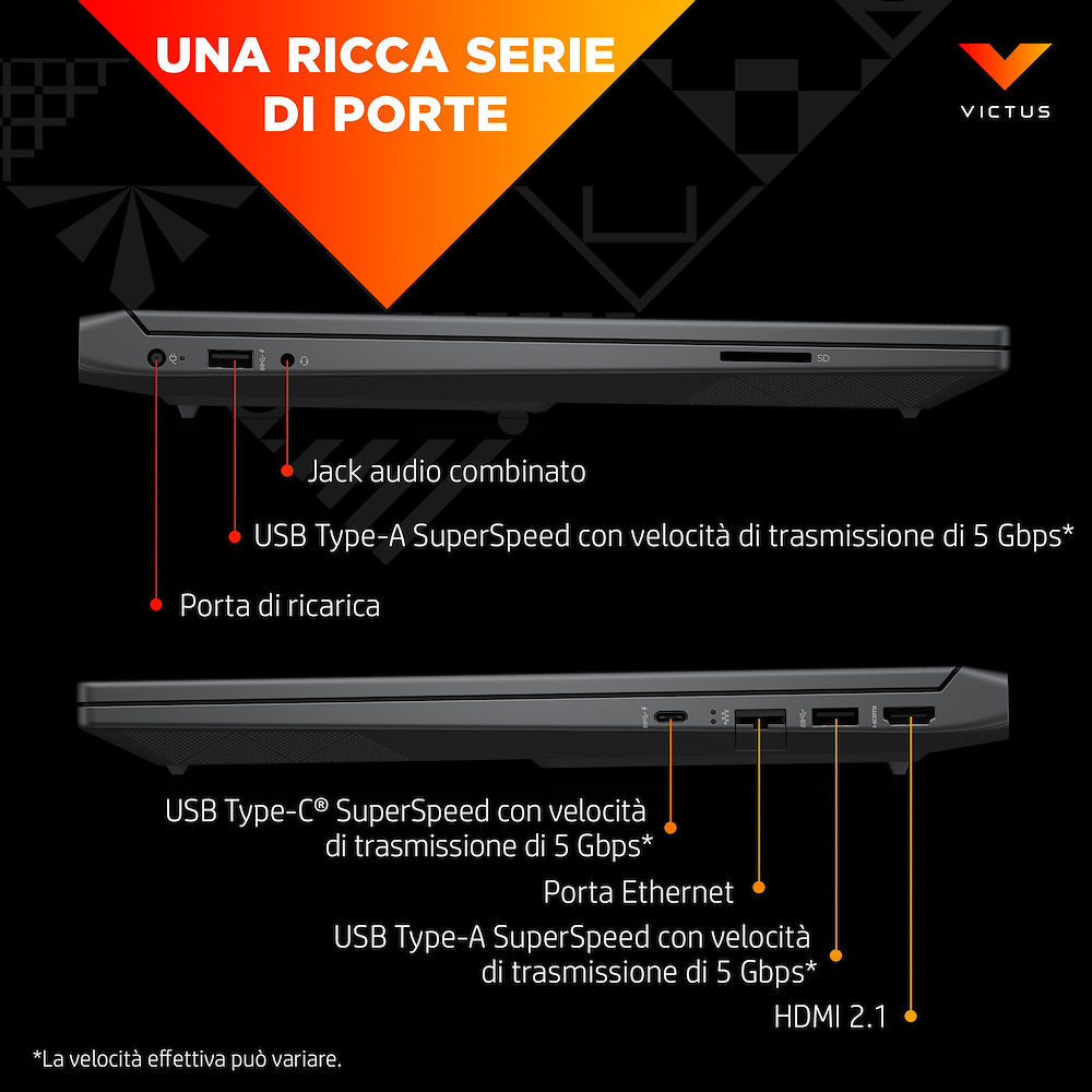 HP BX9F9EA - Notebook Victus 15.6" Core i7