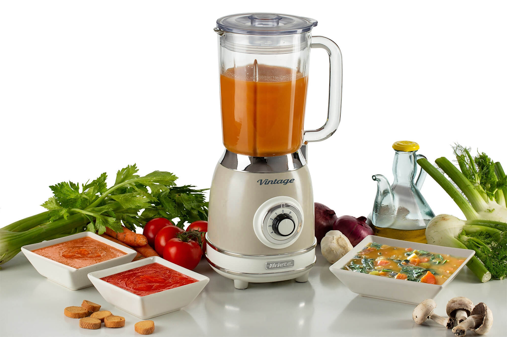 ARIETE 583BEIGE - Vintage Frullatore 1000W mit 4 Lame