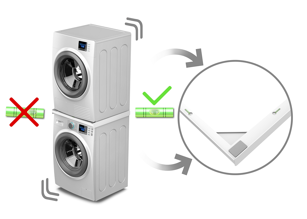 MELICONI 656131 - Kit Waschmaschine Trockner Torre UP