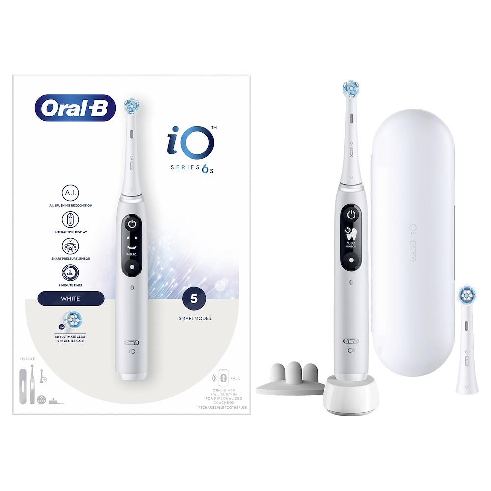 ORAL-B IO6SWHITE - Oral-B iO Series 6 Elektrische Zahnbürste Weiß