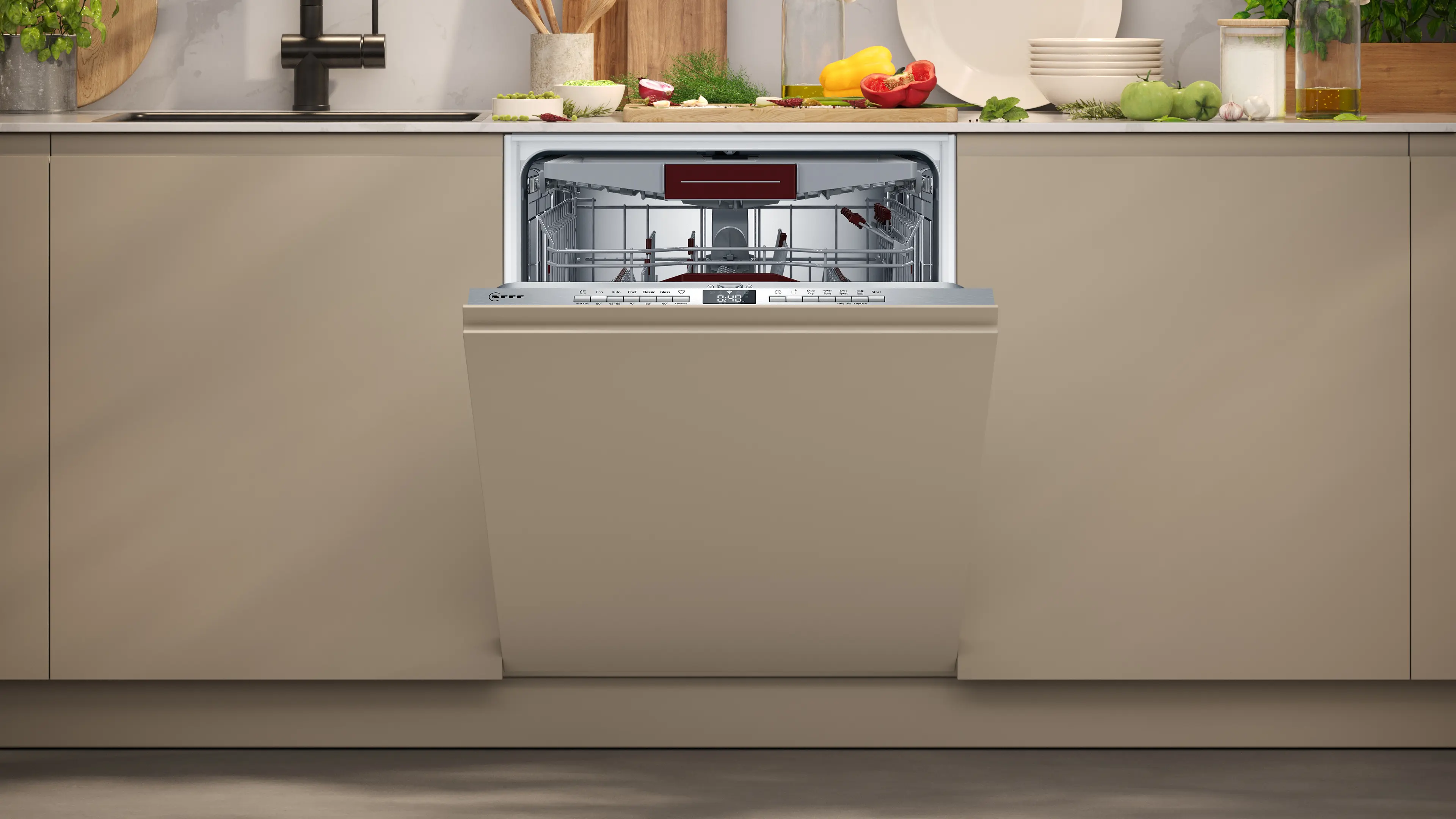 NEFF S255ECX15E - Vollintegrierter XXL-Geschirrspüler 60 cm