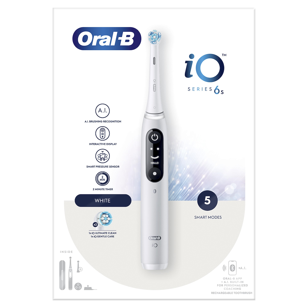 ORAL-B IO6SWHITE - Oral-B iO Series 6 Elektrische Zahnbürste Weiß