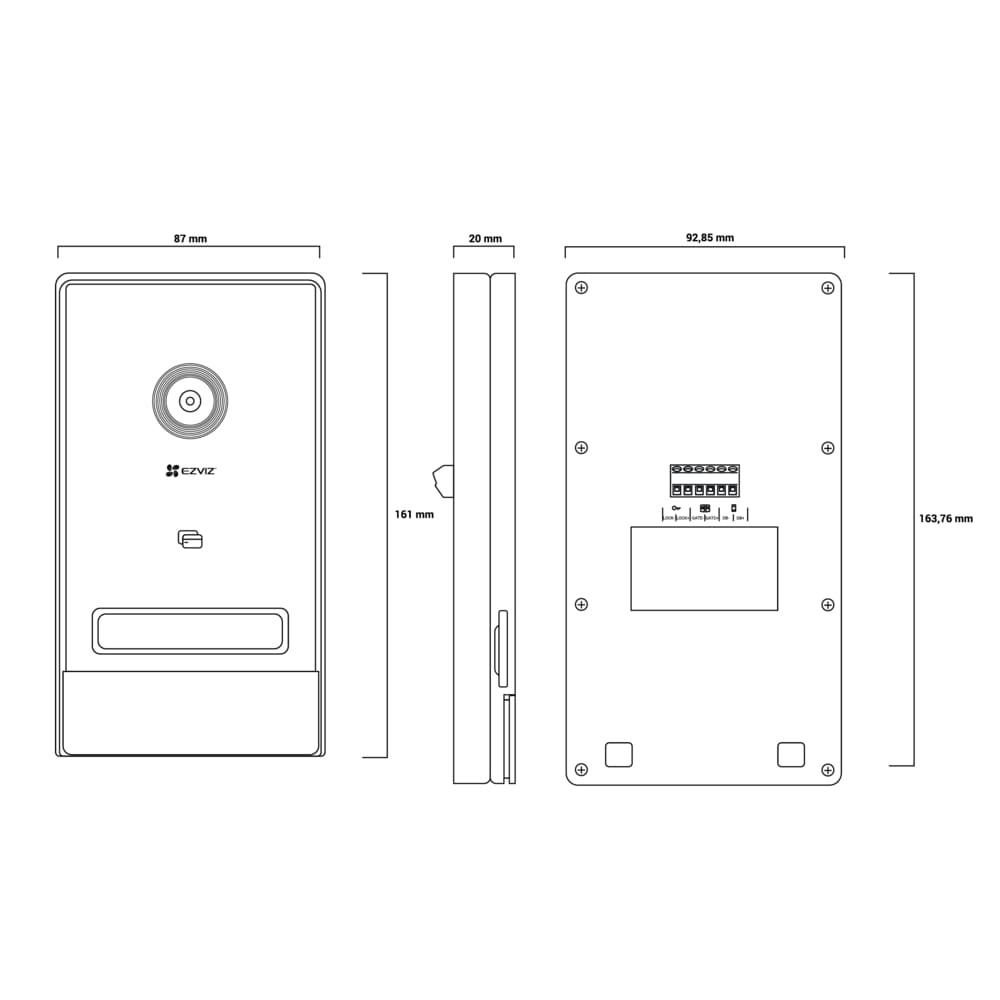 EZVIZ INE388 - 7" Dual-Band Video Türsprechanlage