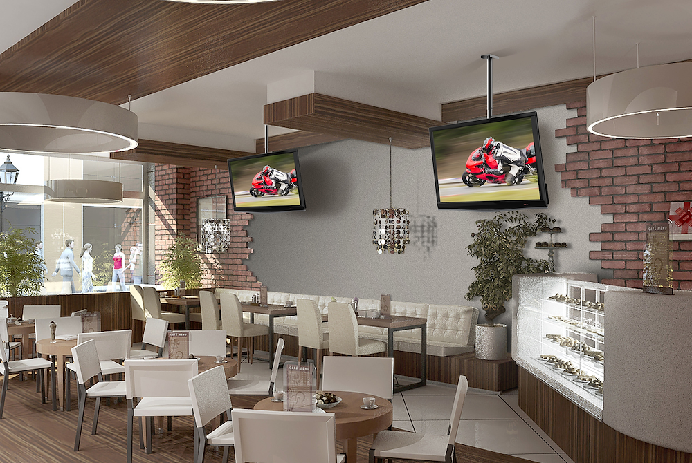 MELICONI 480862 - Deckenhalterung Schwarz