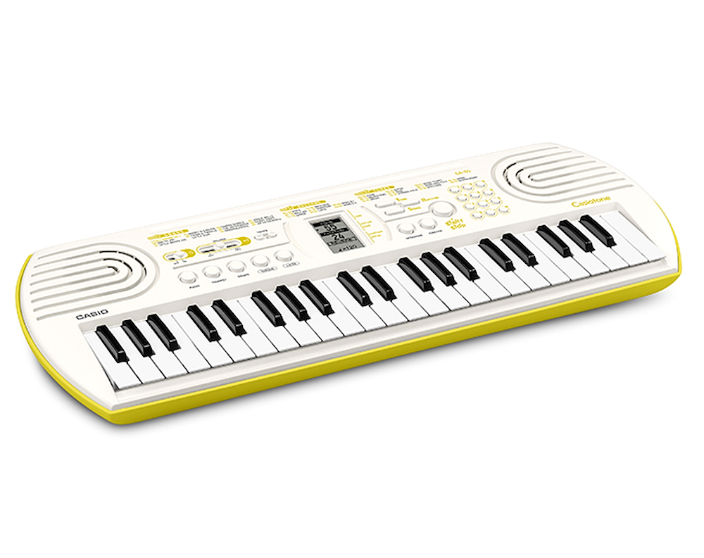 CASIO SA80 - Musik Tastatur 44 Tasten in Gelb