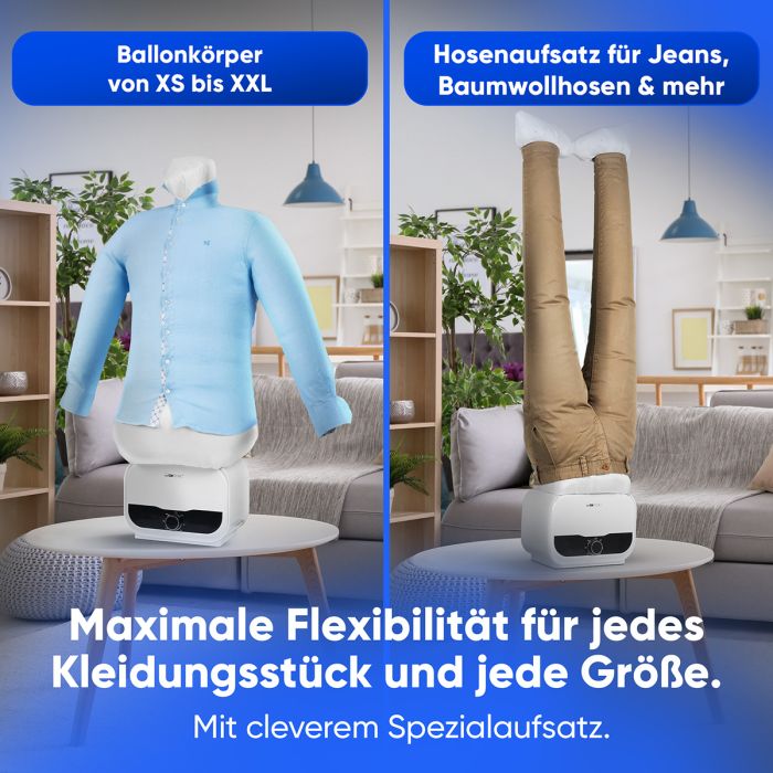 Clatronic HBB3734 - Hemden-, Blusen- und Hosenbügler