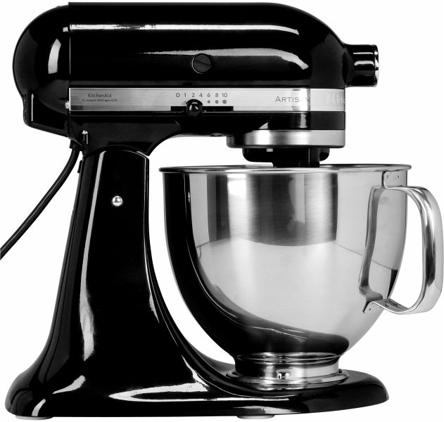 KITCHENAID 5KSM175PSEOB - Küchenmaschine 300W Edelstahl Schwarz