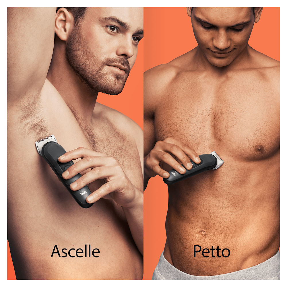 BRAUN BG3340 - Körpertrimmer für Männer mit SkinShield