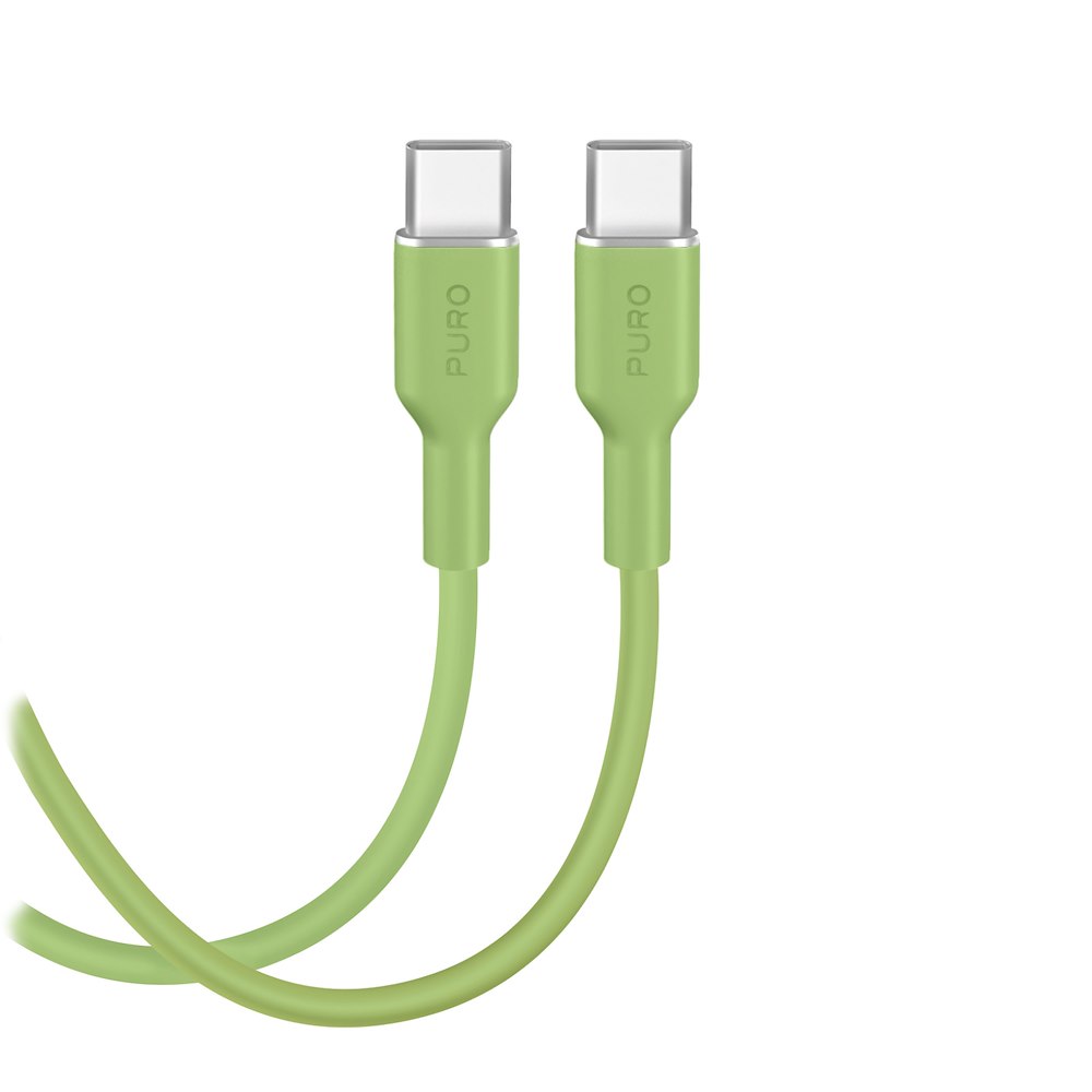 PURO PUCCCICON15MTGRN17 - USB-C Kabel 25W Grün
