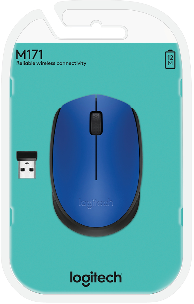 LOGITECH 910004640 - Wireless Maus Logitech M171 Blau