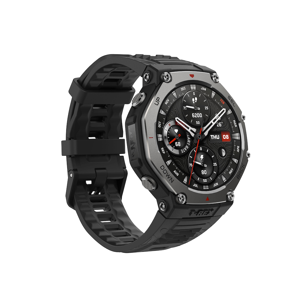 AMAZFIT TREX3ONYXBLACK - Amazfit Smartwatch mit AMOLED 1,5"