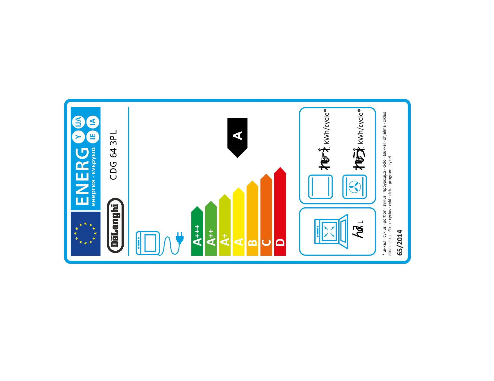 DE LONGHI CDG643PL - 60 cm De Longhi Gasherd