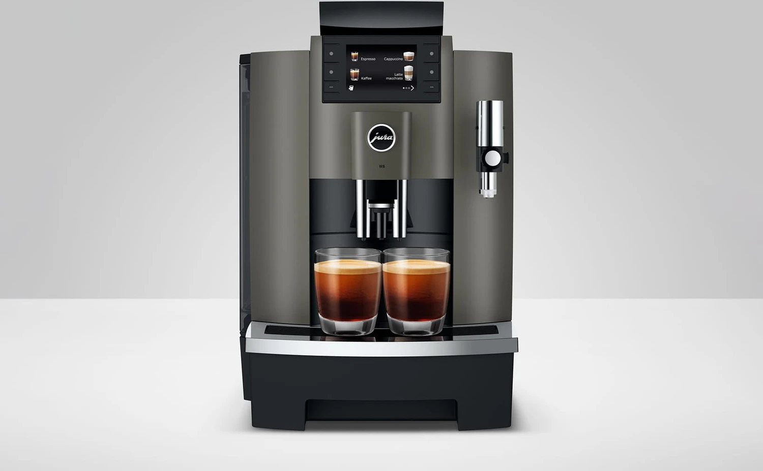 JURA 15550 - W8 Dark Inox Kaffeevollautomat