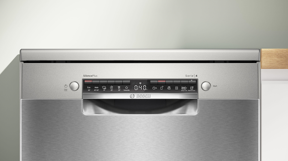 BOSCH SMS4EVI08E - Geschirrspüler 60 cm Edelstahl Klasse B