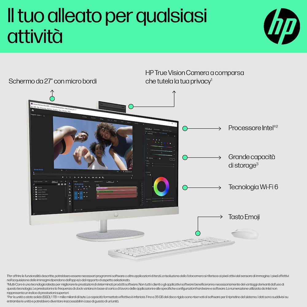 HP CU2Q0EA - All-in-One 27" FHD 16GB SSD