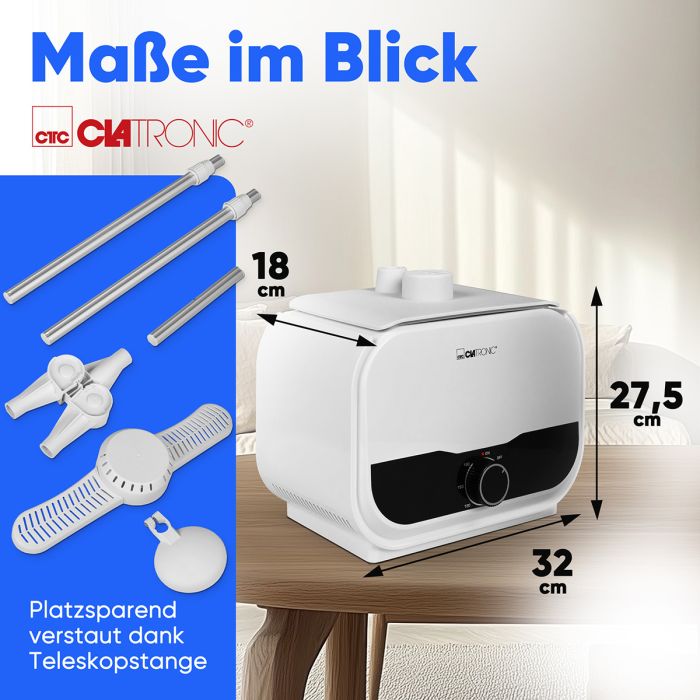 Clatronic HBB3734 - Hemden-, Blusen- und Hosenbügler