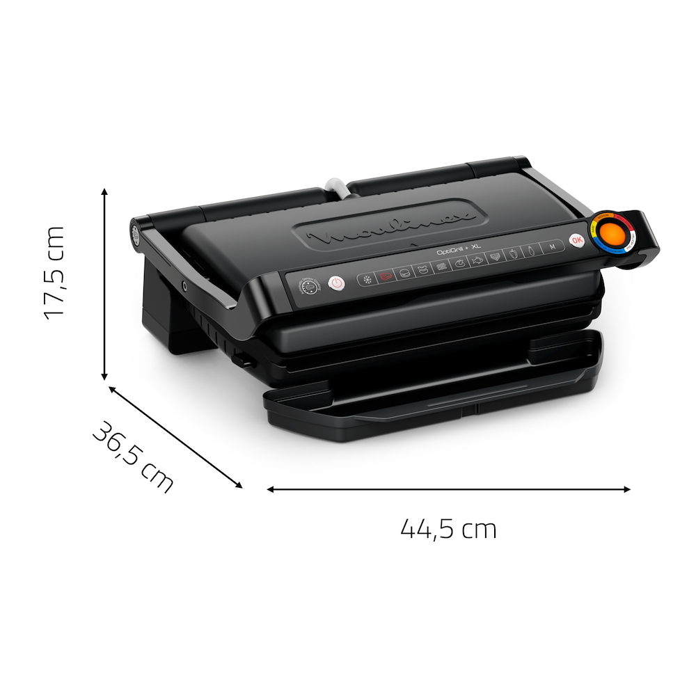 MOULINEX GI727810 - Moulinex OptiGrill+ XL Grillgerät 2000W