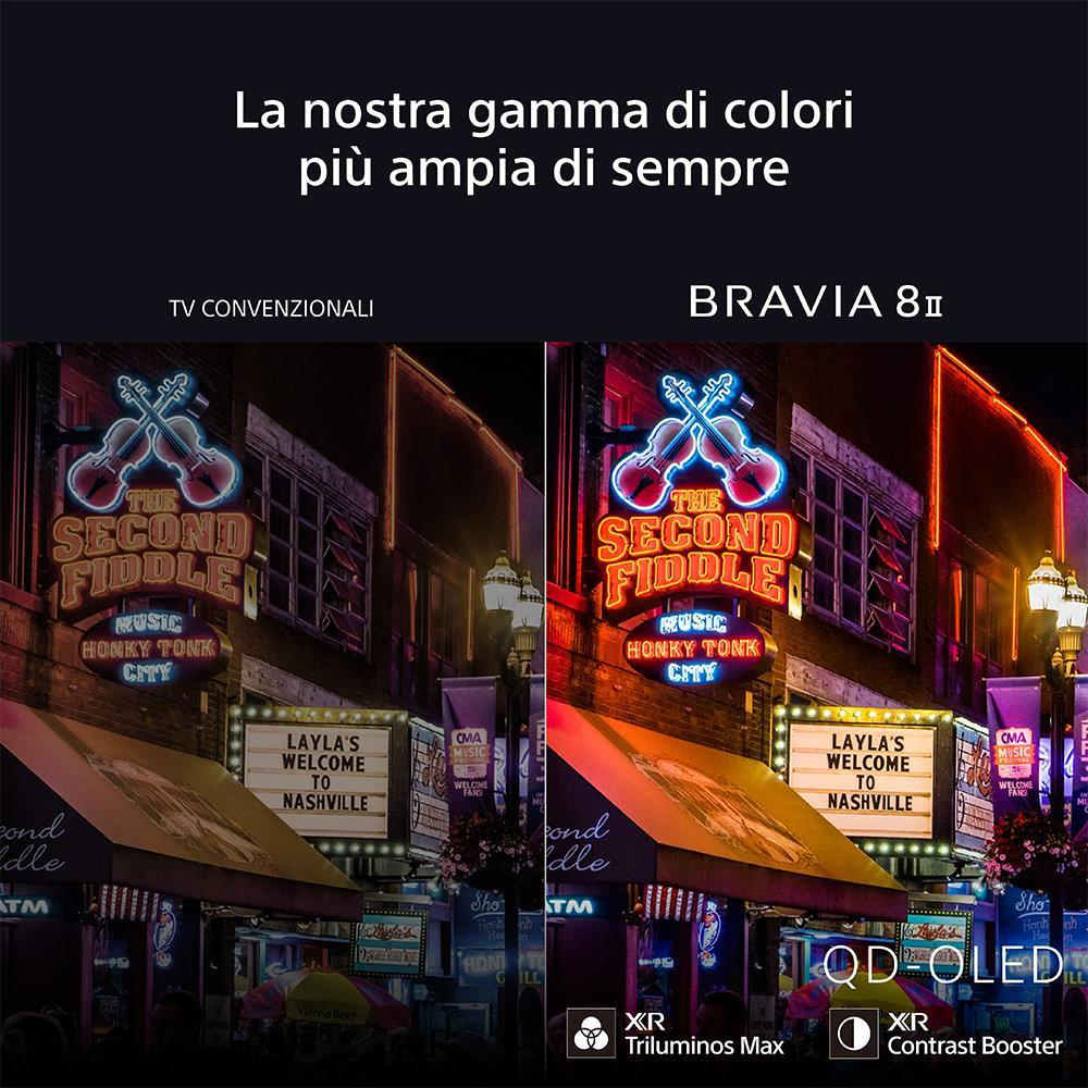SONY K65XR8M25B - K65XR8M25B 0721308 TV QD-OLED 65"UHD 4K DVBT2/S2 SMART GOOGLE TV