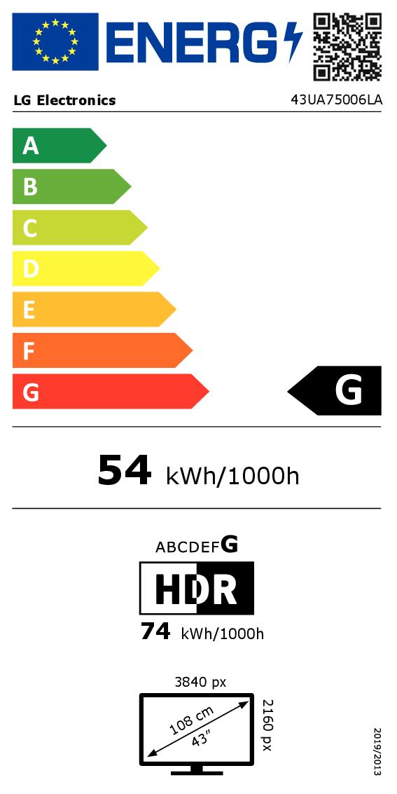 LG 43UA75006LA - TV LED 43" UHD 4K