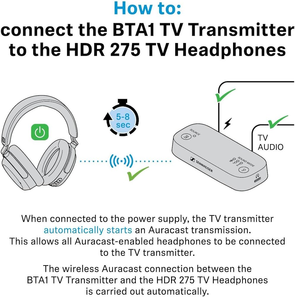 SENNHEISER 700440 - Wireless Stereo TV Kopfhörer