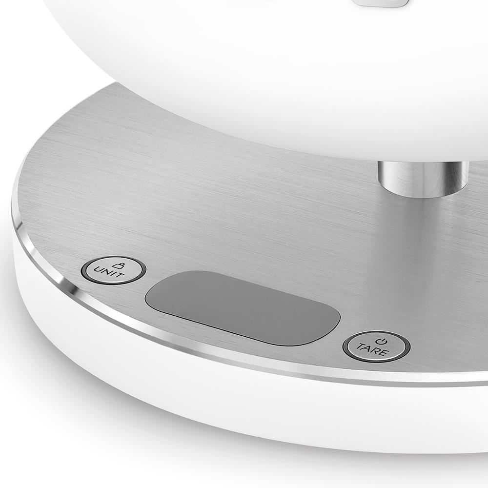 SMEG KSC01WHMWW - Digitale Küchenwaage 5KG Weiß