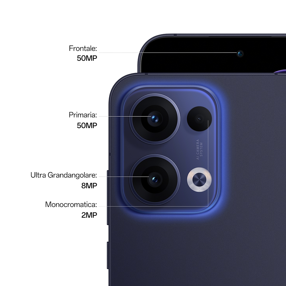 OPPO RENO135GLUMINOUSBLUE - Reno 13 5G Luminous Blue