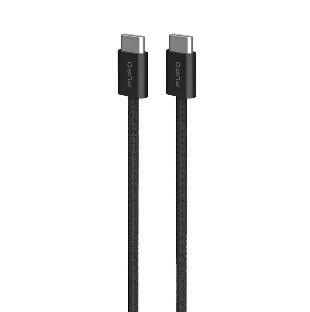 PURO PUCCCFABK415MTBLK - 60W USB-C Kabel Schwarz
