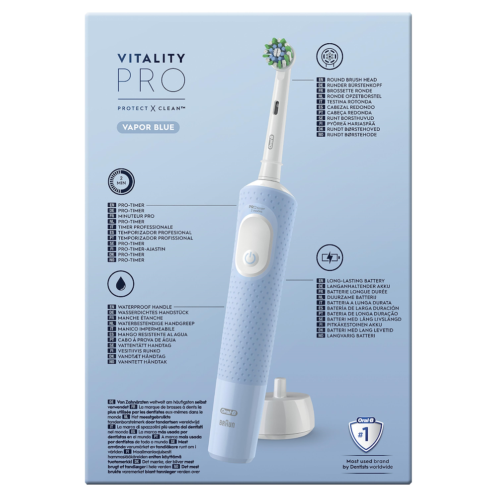 ORAL-B VITALITYPRODUOBLACKBLUE - Oral-B Vitality Pro Duo Elektrische Zahnbürste Schwarz/Blau