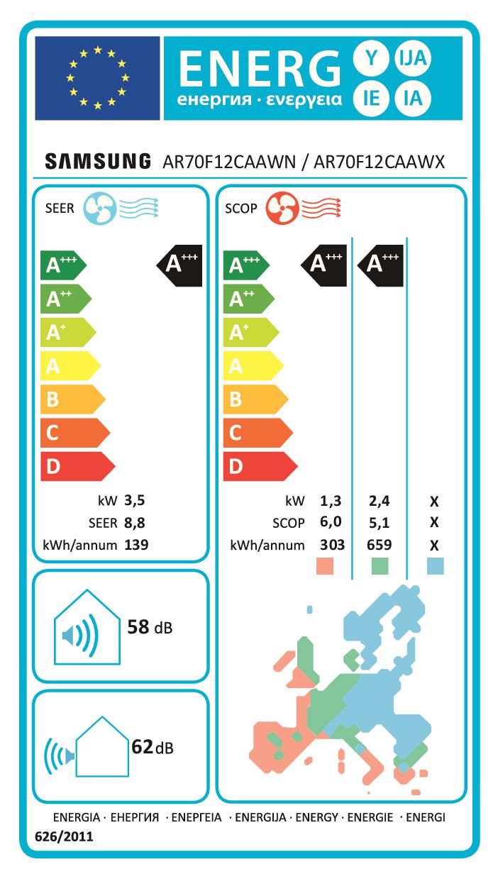 SAMSUNG AR70F12CAAWNEU - WindFree Elite S2 Klimagerät