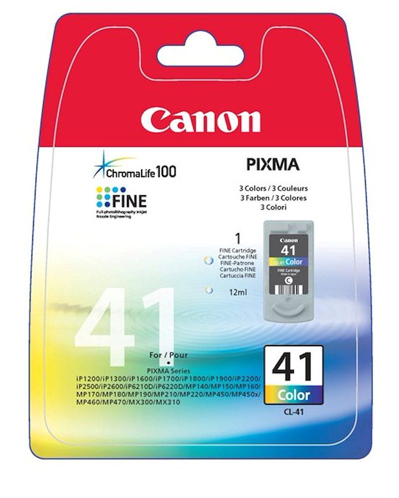 CANON 0617B001 - 0617B032 CL41 CART.INK-JET COLORE CL41 SECURITY BLISTER