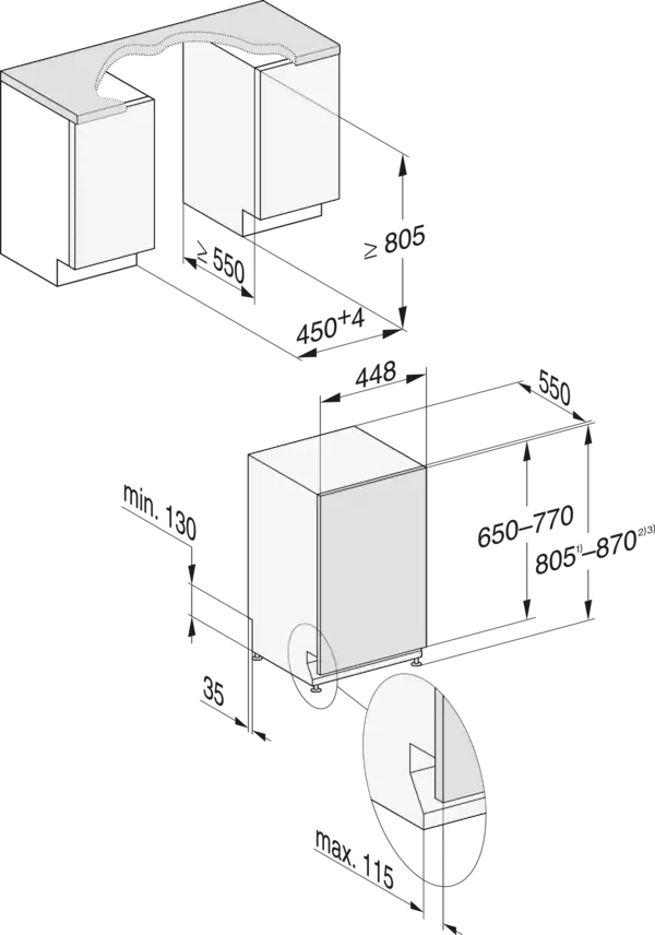 MIELE MOBILIERI G5590SCVI - Miele G 5590 SCVi SL Active Einbauspülmaschine