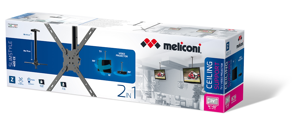 MELICONI 480862 - Deckenhalterung Schwarz