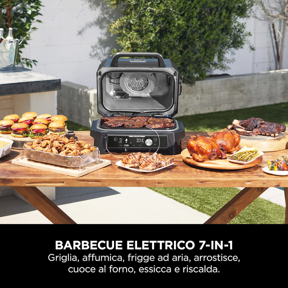 NINJA OG901EU - Elektrischer Grill mit Smoke Pro XL