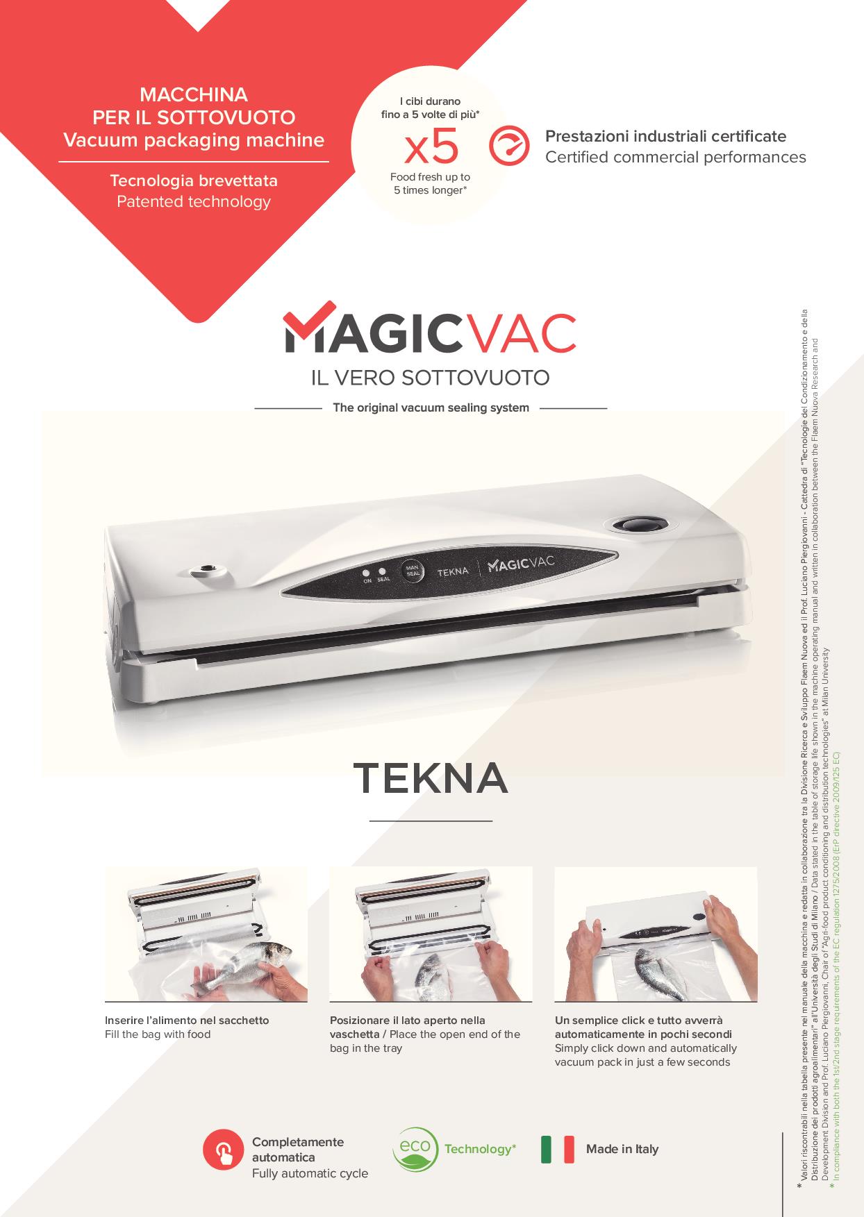 MAGIC VAC VB13PK1 - TEKNA Vakuumierer