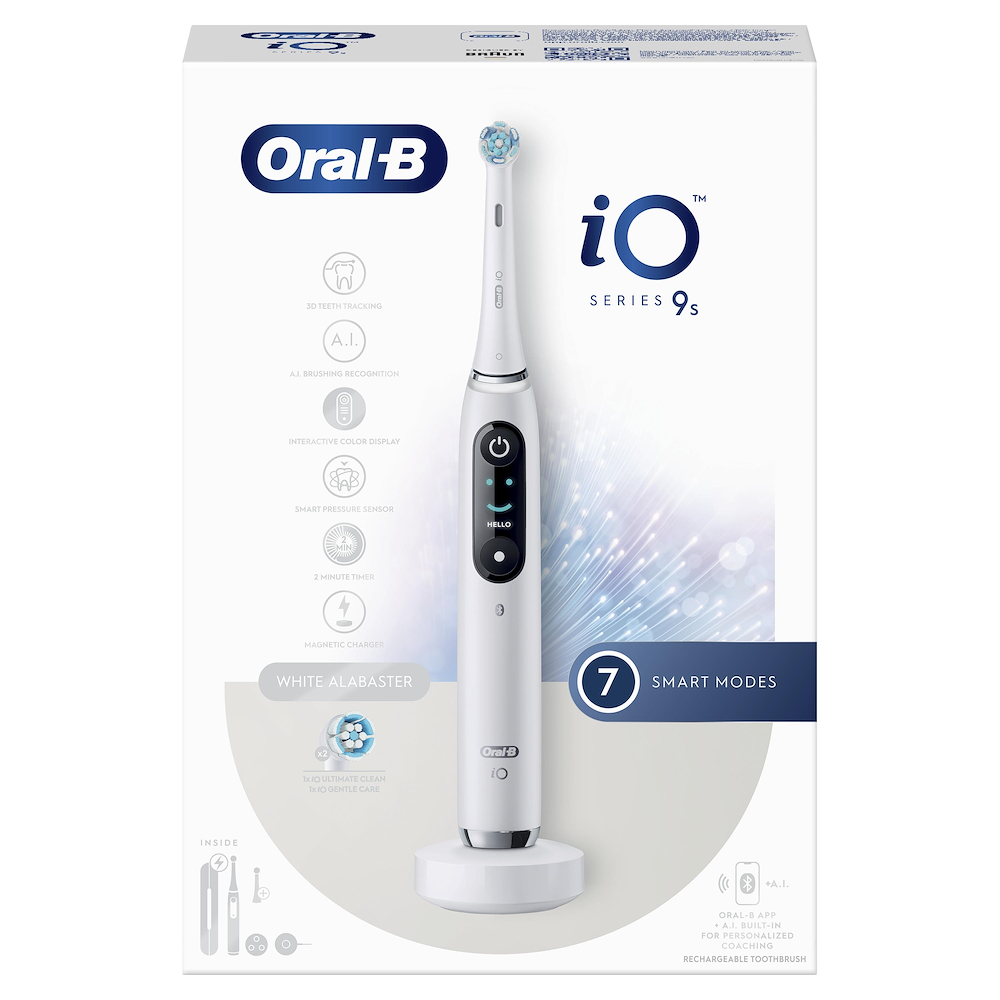 ORAL-B IO9SWHITE - Oral-B iO Series 9 Elektrische Zahnbürste White Alabaster