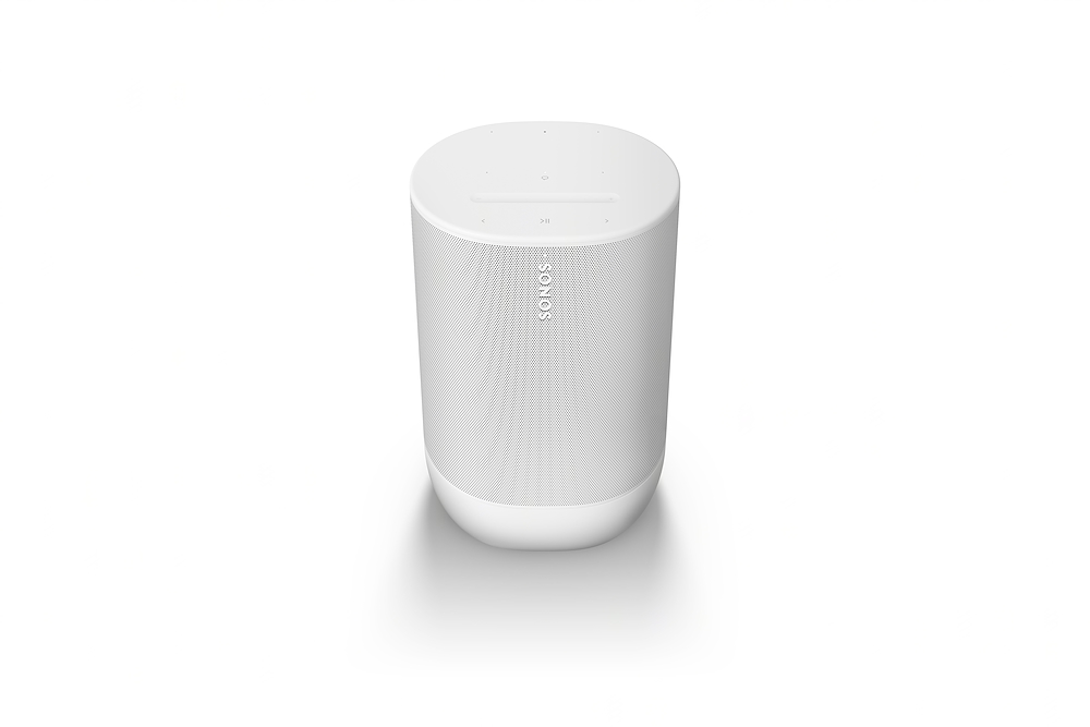 SONOS MOVE2WHITE - Sonos Move 2 Portabler Bluetooth-Lautsprecher Weiß