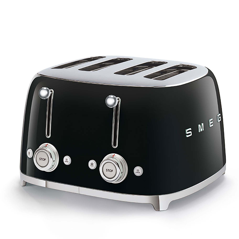 SMEG TSF03BLEU - 50's Style Toaster Schwarz
