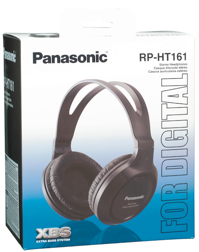 PANASONIC RPHT161EK - Panasonic RP-HT161E-K Over-Ear Kopfhörer