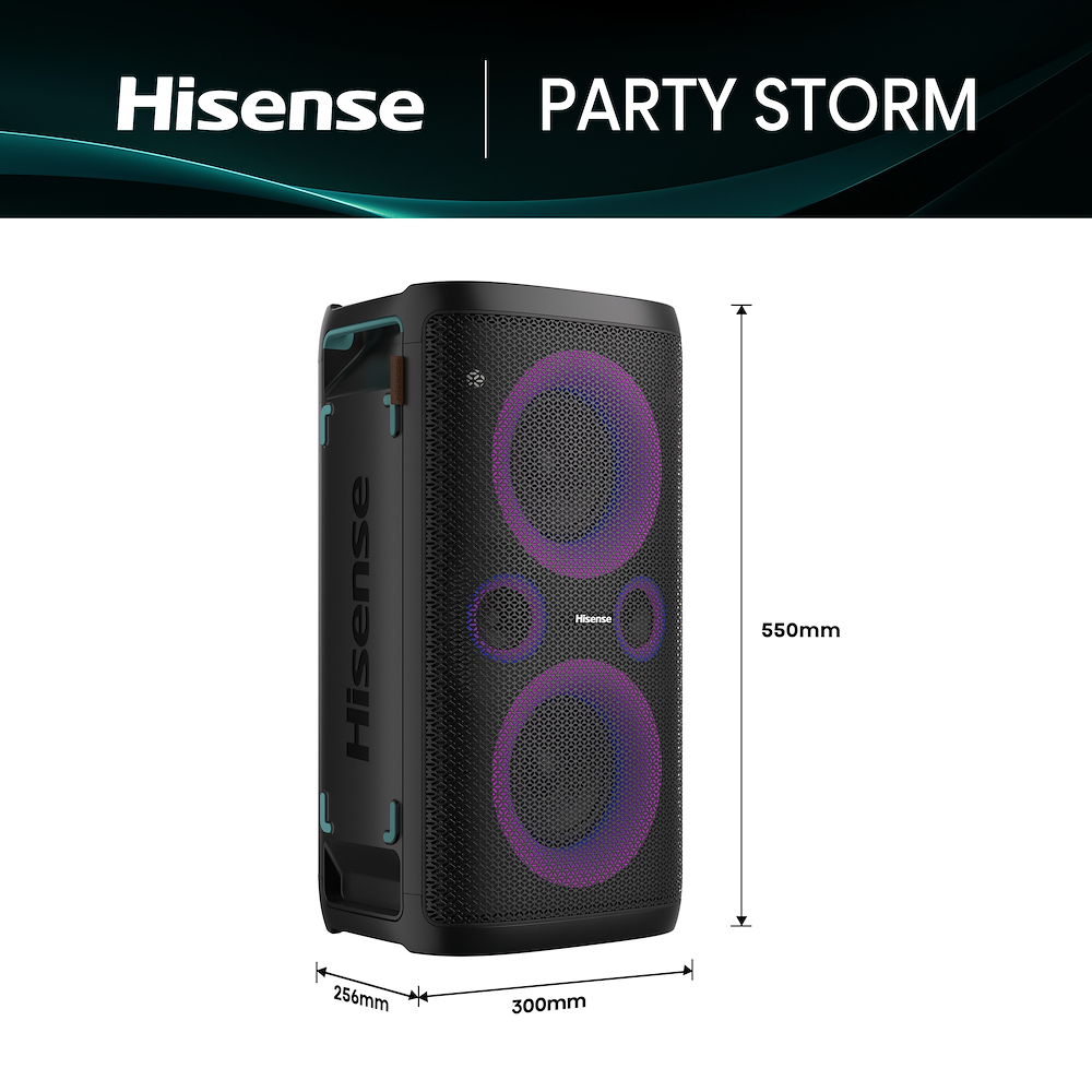 HISENSE PARTY STORM - Bluetooth Lautsprecher 300W