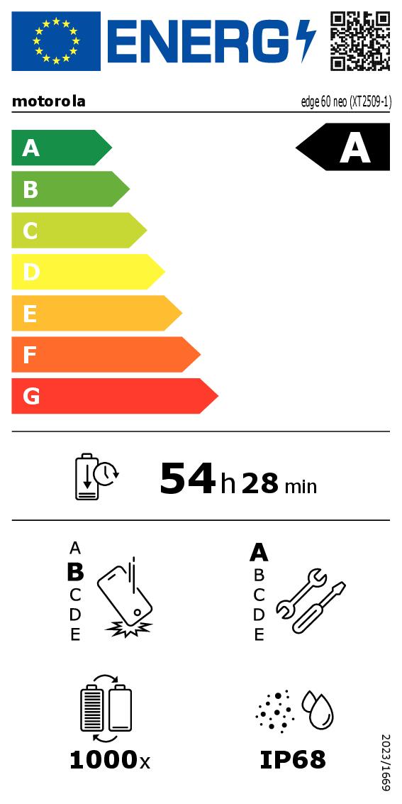 MOTOROLA EDGE60NEOGRISAILLEPIUMOTOBUDS - Graues Smartphone mit Moto Buds
