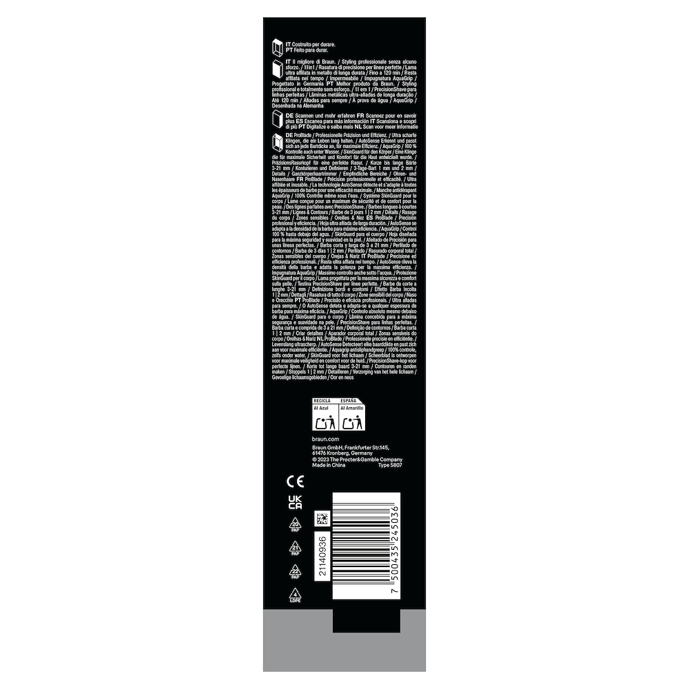 BRAUN AIO7540 - Braun 11in1 All-in-One Rasierer Series 7