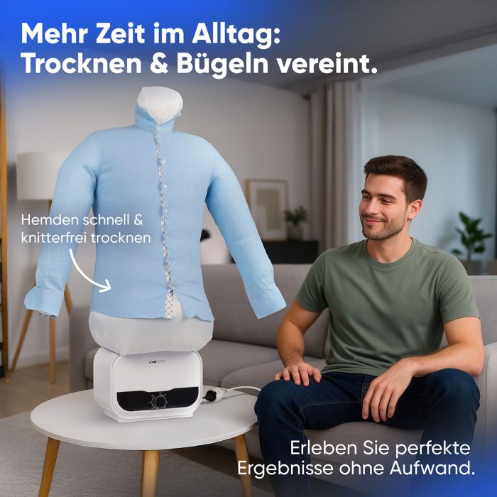 Clatronic HBB3734 - Hemden-, Blusen- und Hosenbügler
