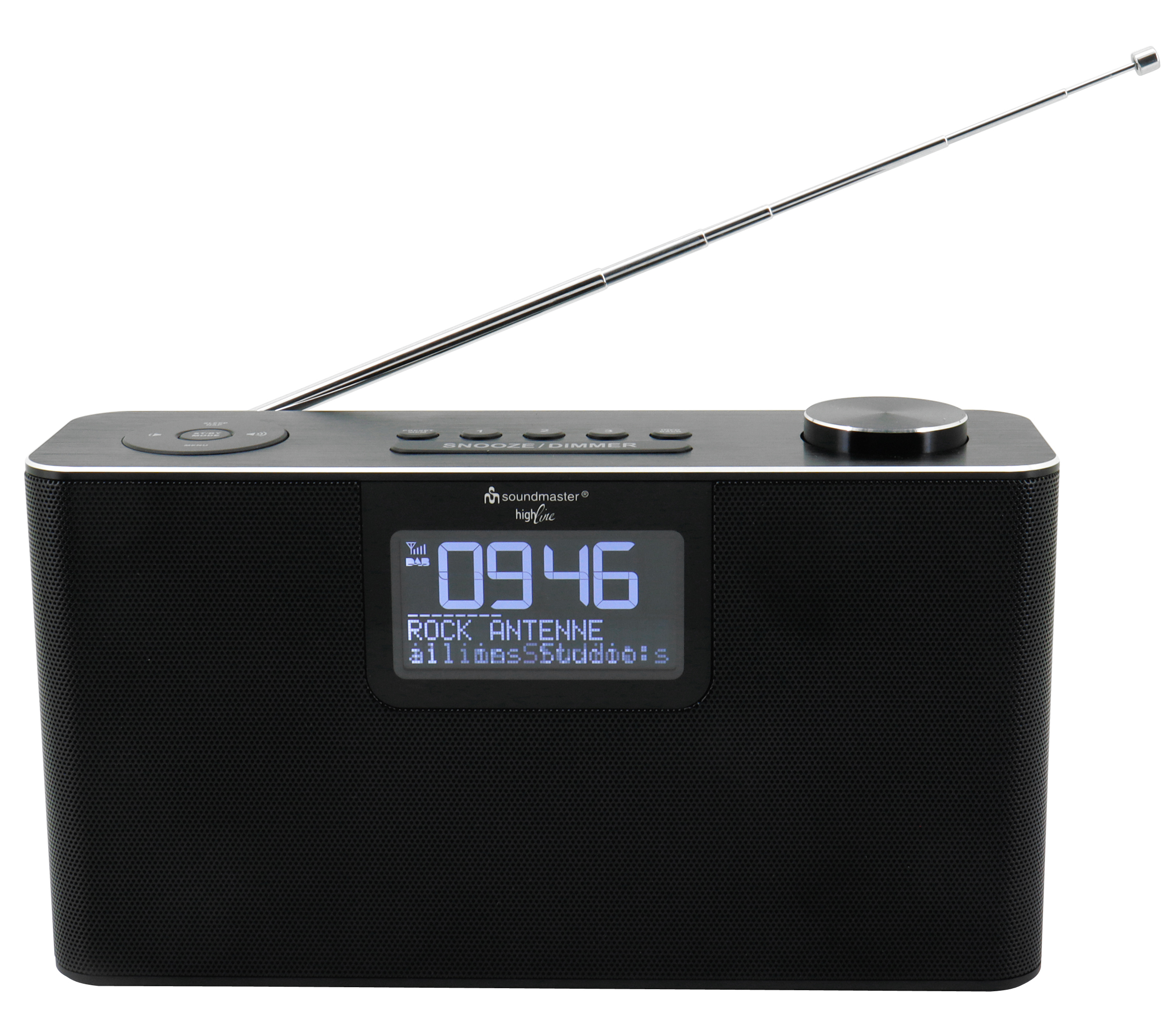 SOUNDMASTER AA41292 - DAB700SW – Tragbares DAB+/UKW-Radio mit Bluetooth in Schwarz